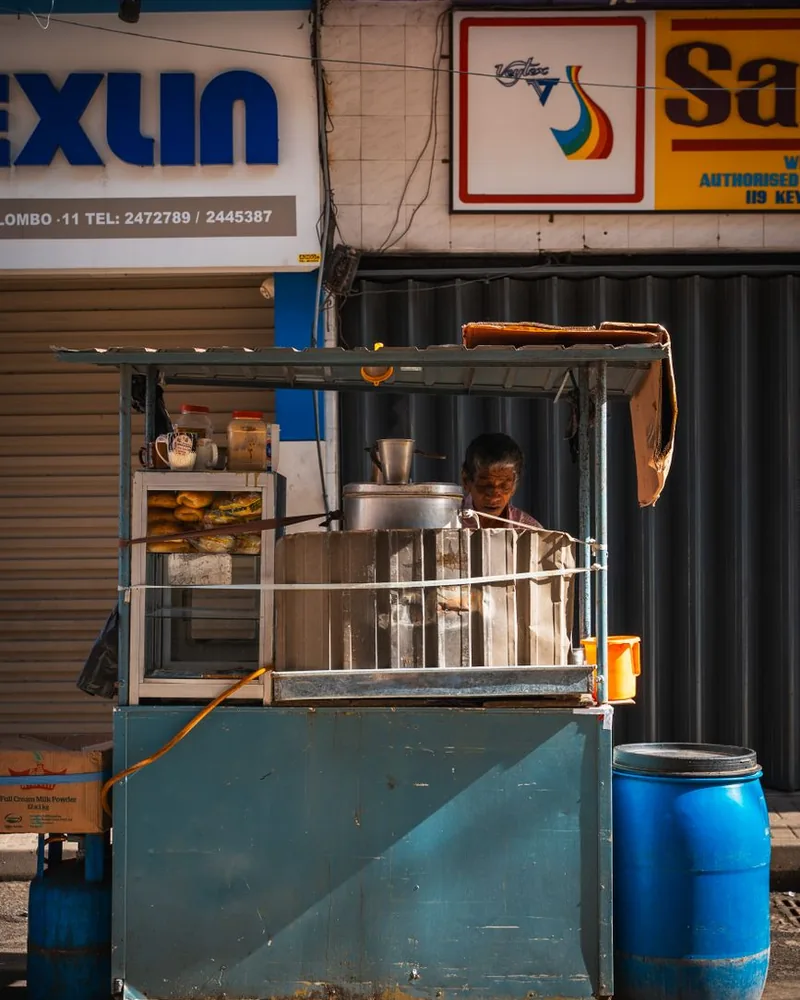 A street stall in Pettah Market, Colombo